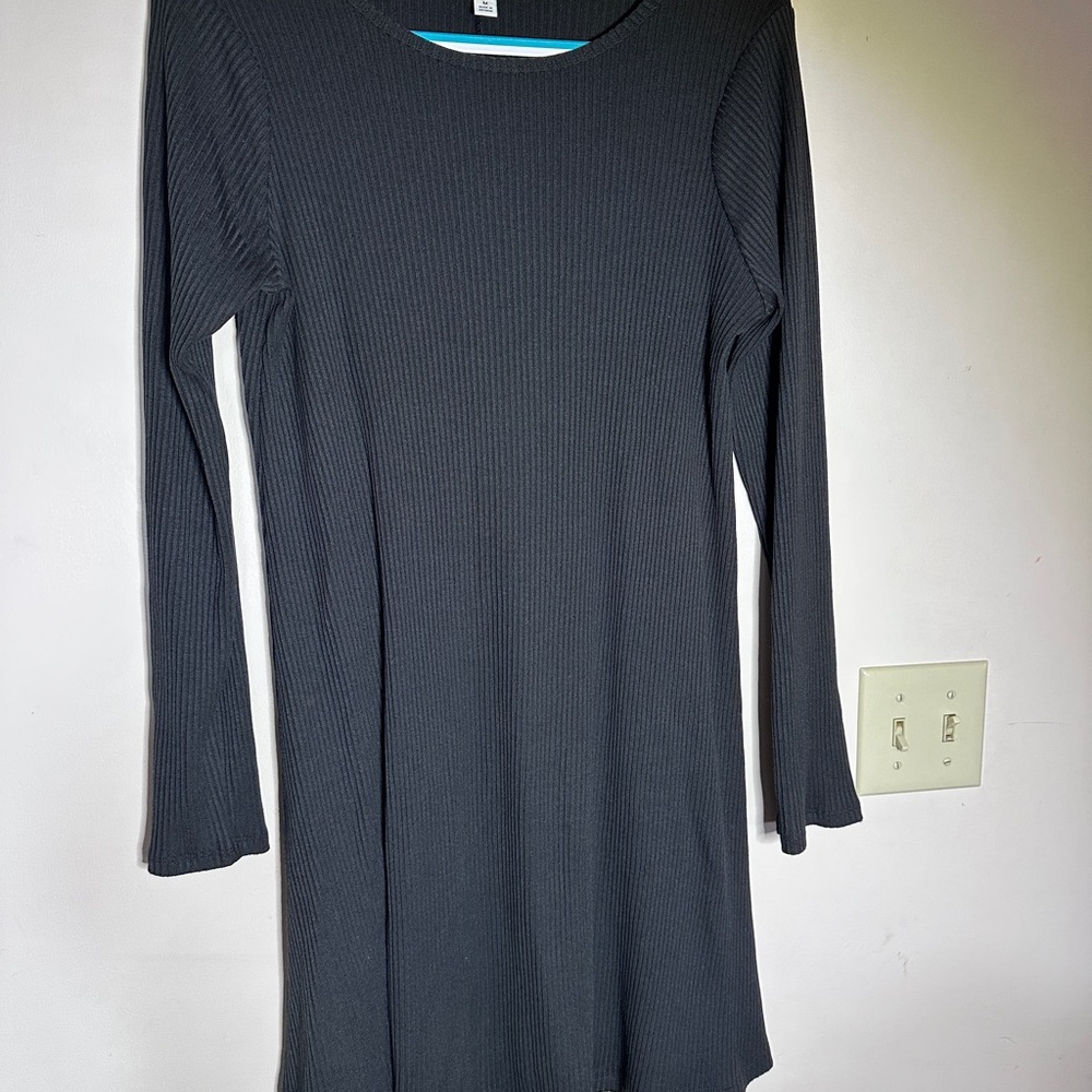 Long Sleeve Black Dress